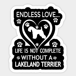 Lakeland Terrier Lovers Sticker